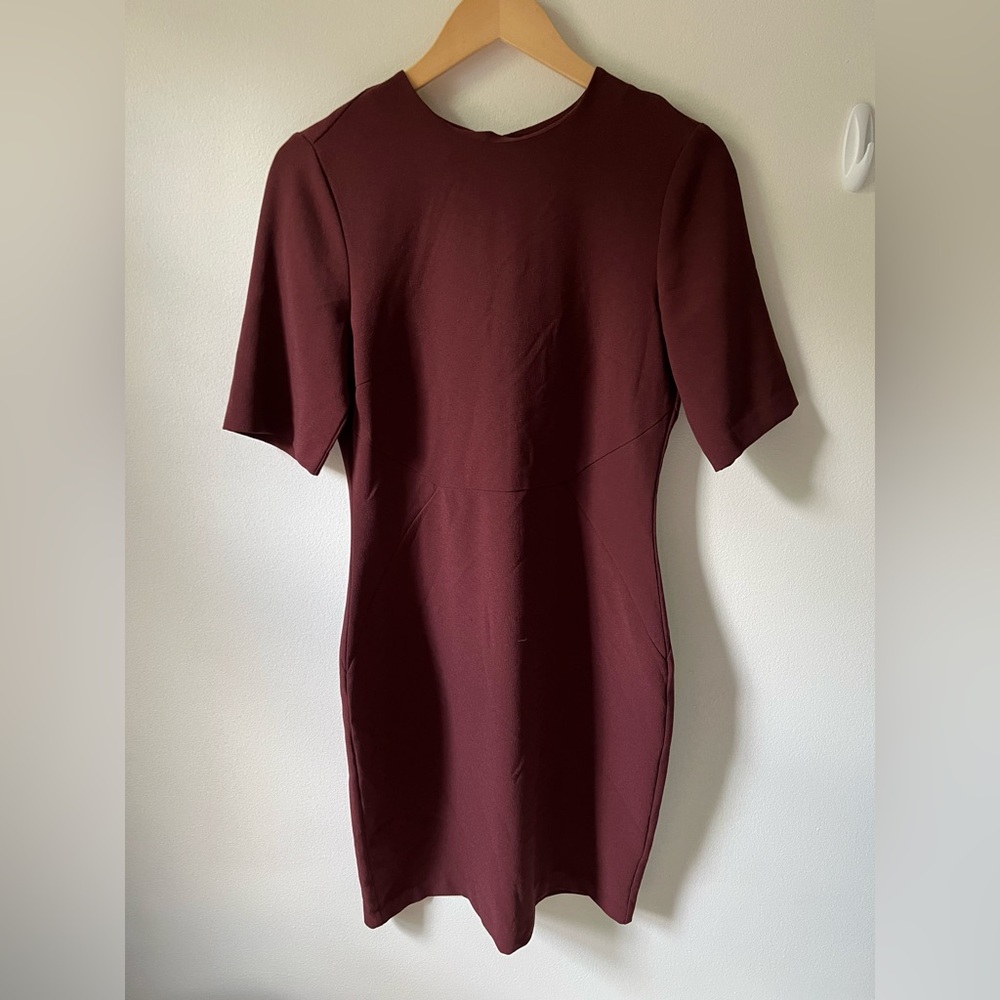 H&M Burgundy Dress